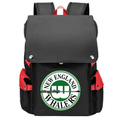 New England Whalers School Backpack Oxford Laptop Bag