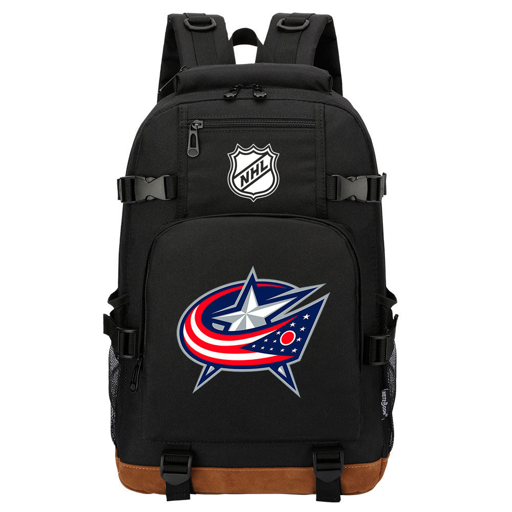 Columbus Blue Jackets Hockey League Waterproof Backpack School Notebook Travel Bag