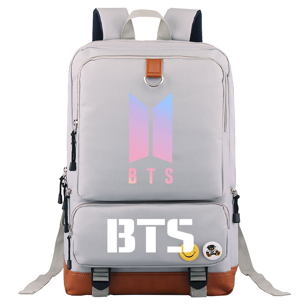 BTS Proof Backpack NoteBook Laptop School Bag