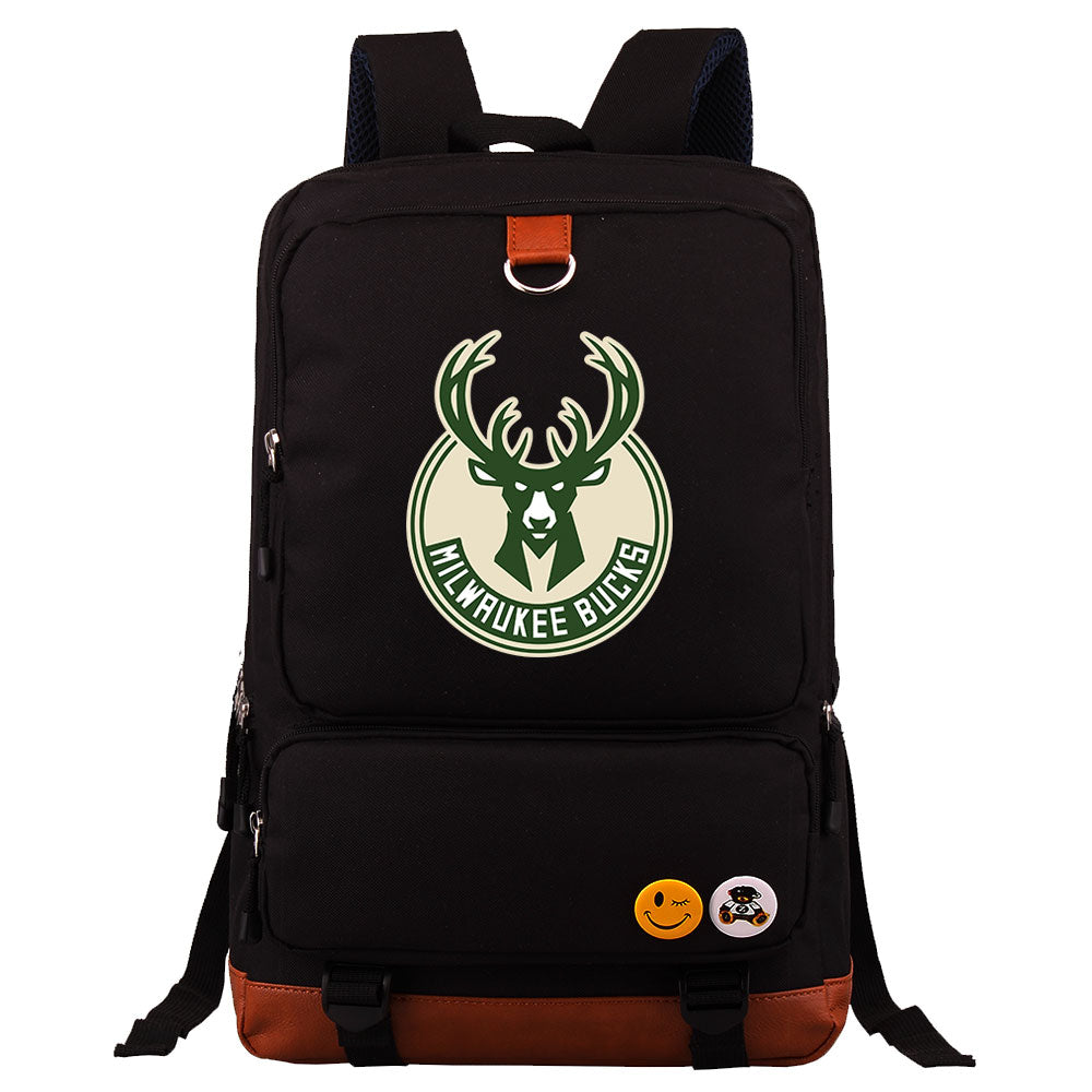 Milwaukee Bucks Water Proof Backpack NoteBook Laptop School Bag