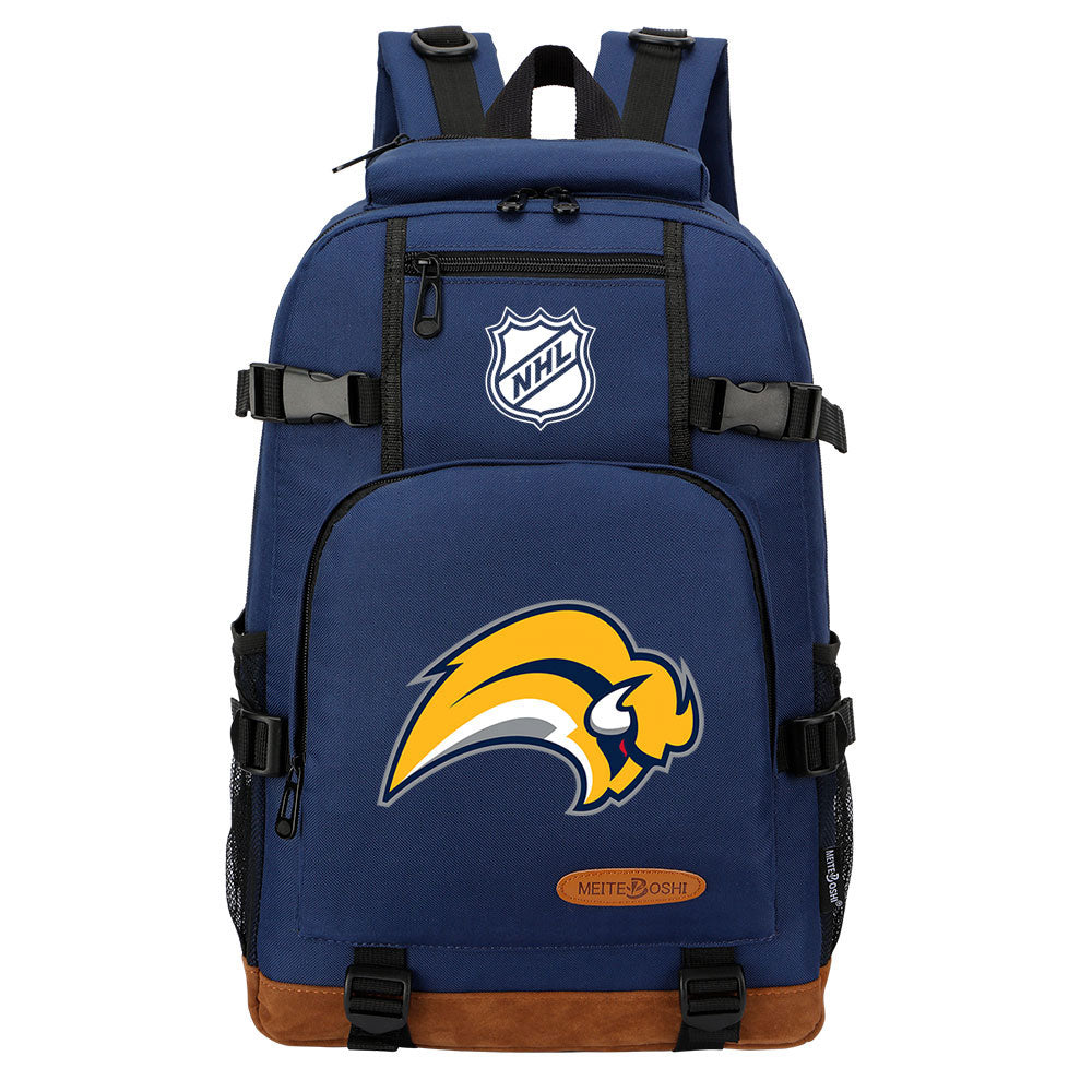 Buffalo Sabres Hockey League  Waterproof Backpack School Notebook Travel Bag