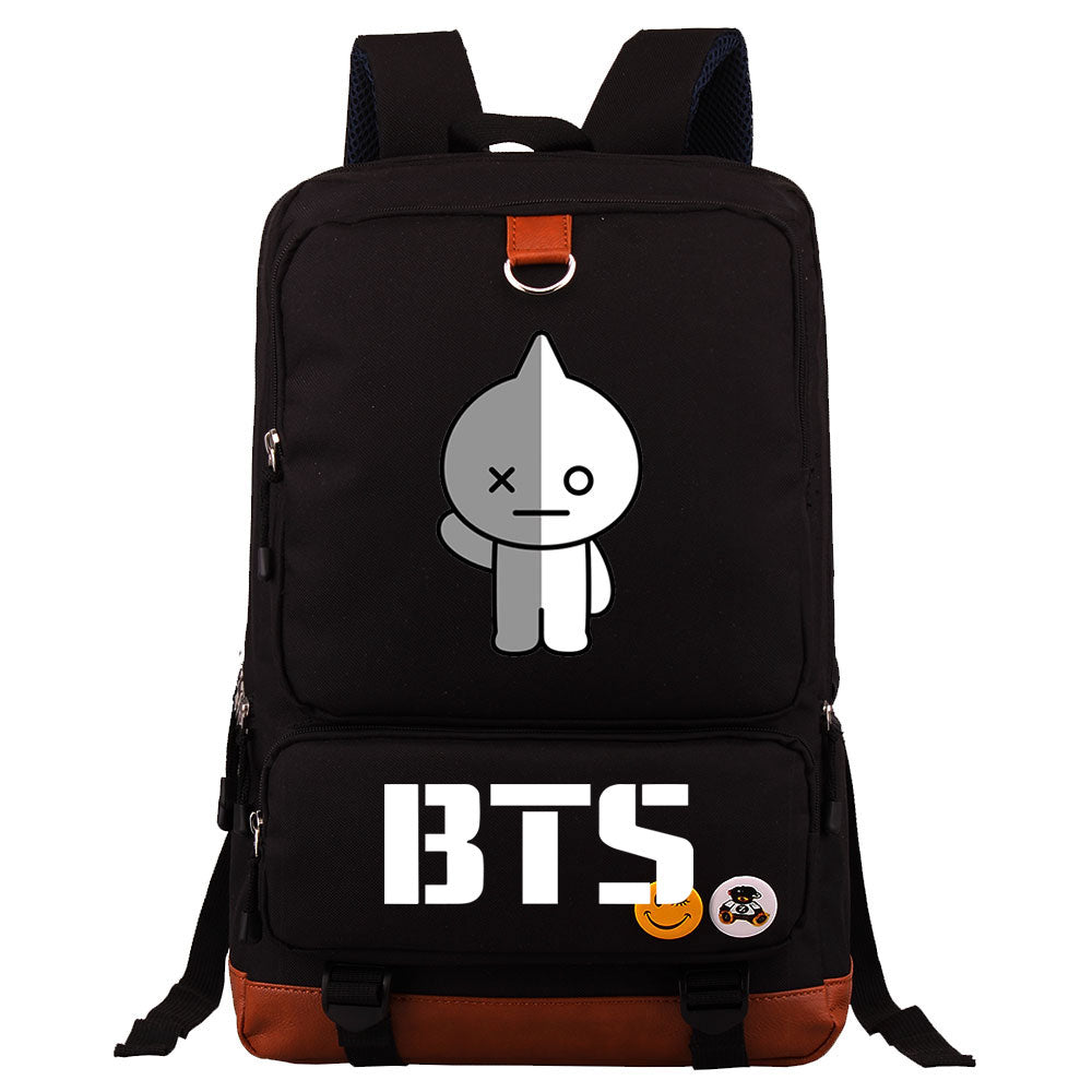 BTS VAN Proof Backpack NoteBook Laptop School Bag