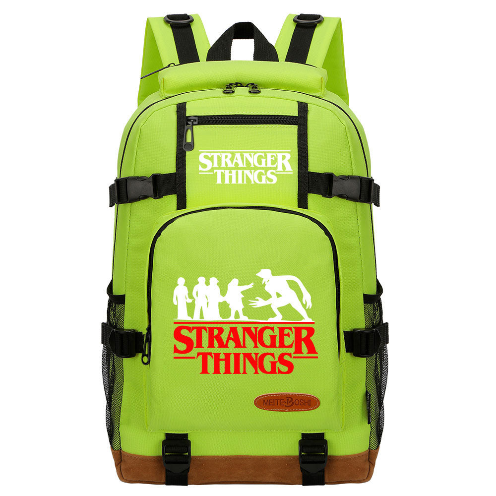 Strangers Things Waterproof Backpack School Notebook Travel Bag