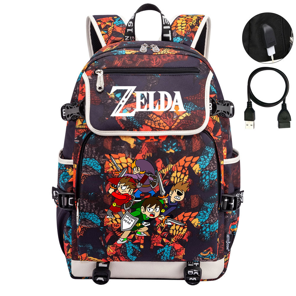 Zelda Backpack School Notebook Travel Bags