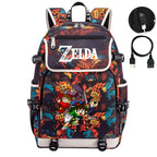 Zelda Backpack School Notebook Travel Bags