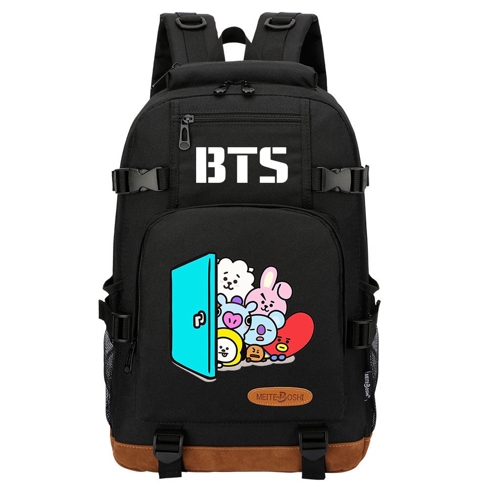 Kpop BTS Waterproof Backpack School Notebook Travel Bag