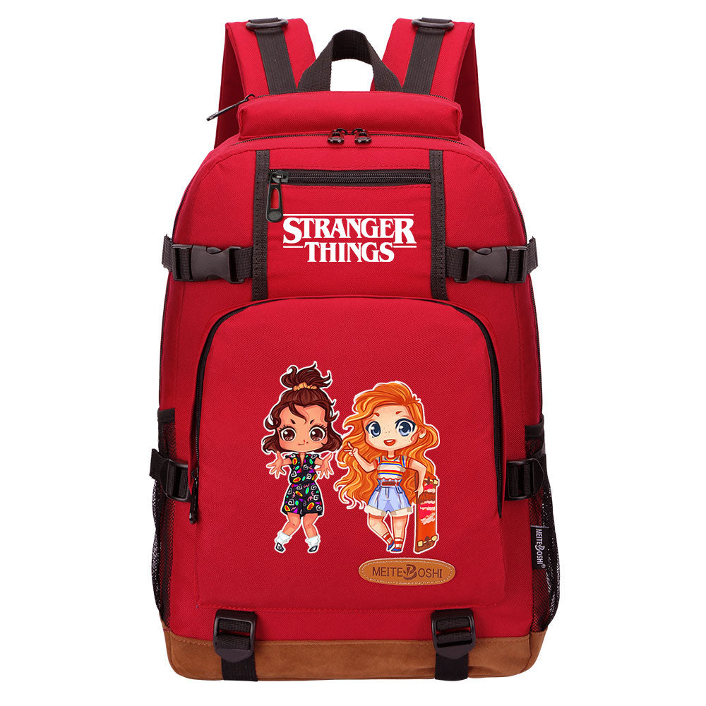 Strangers Things Max Mayfield Waterproof Backpack School Notebook Travel Bag