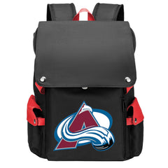 Colorado Avalanche Hockey Team School Backpack Oxford Laptop Bag