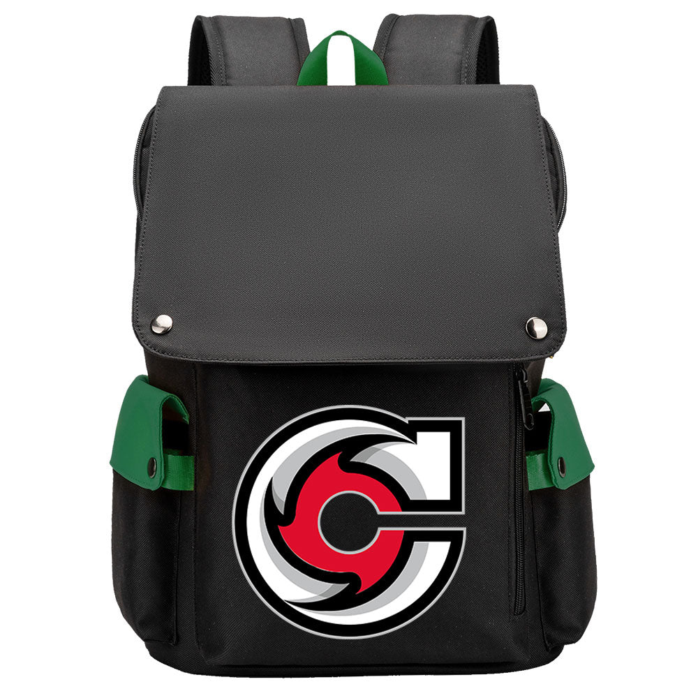 Cincinnati Cyclones Hockey Team School Backpack Oxford Laptop Bag