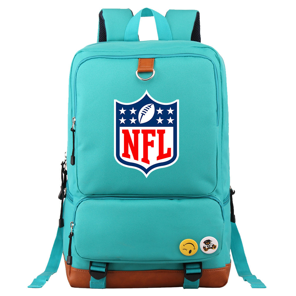 Football Team Rugby Proof Backpack NoteBook Laptop School Bag