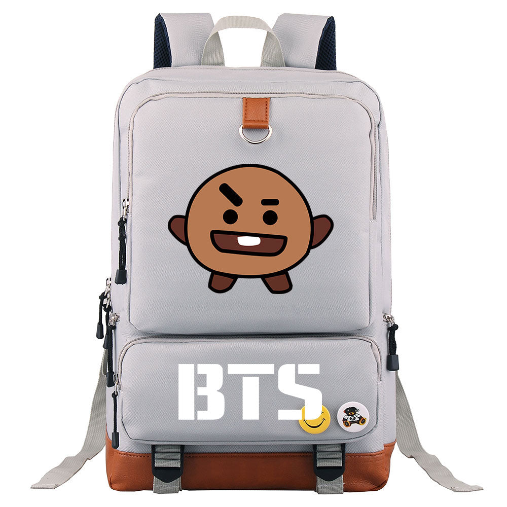 BTS Shooky Proof Backpack NoteBook Laptop School Bag