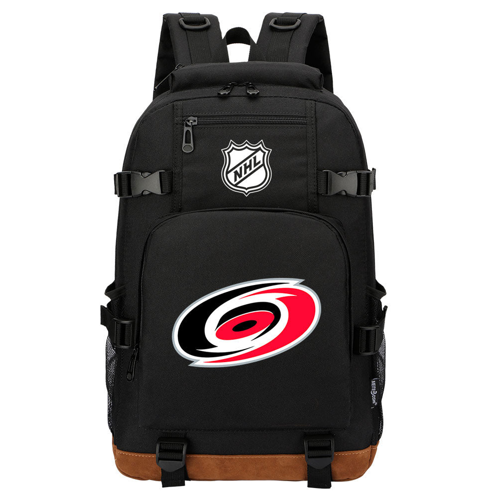 Carolina Hurricanes Hockey League Waterproof Backpack School Notebook Travel Bag