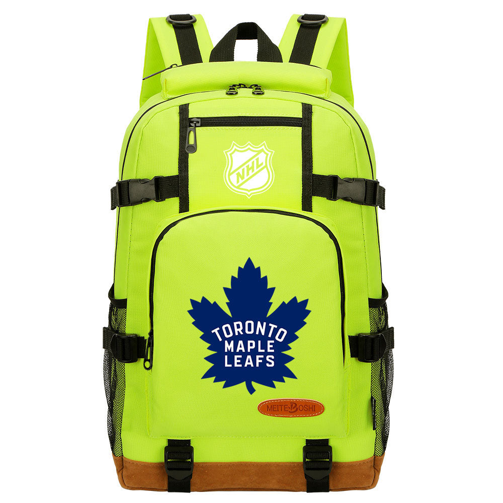 Toronto Maple Leafs Hockey League  Waterproof Backpack School Notebook Travel Bag