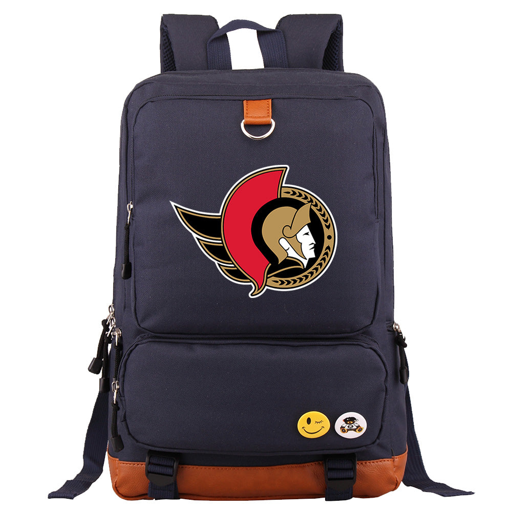 Ottawa Senators Hockey Team Proof Backpack NoteBook Laptop School Bag
