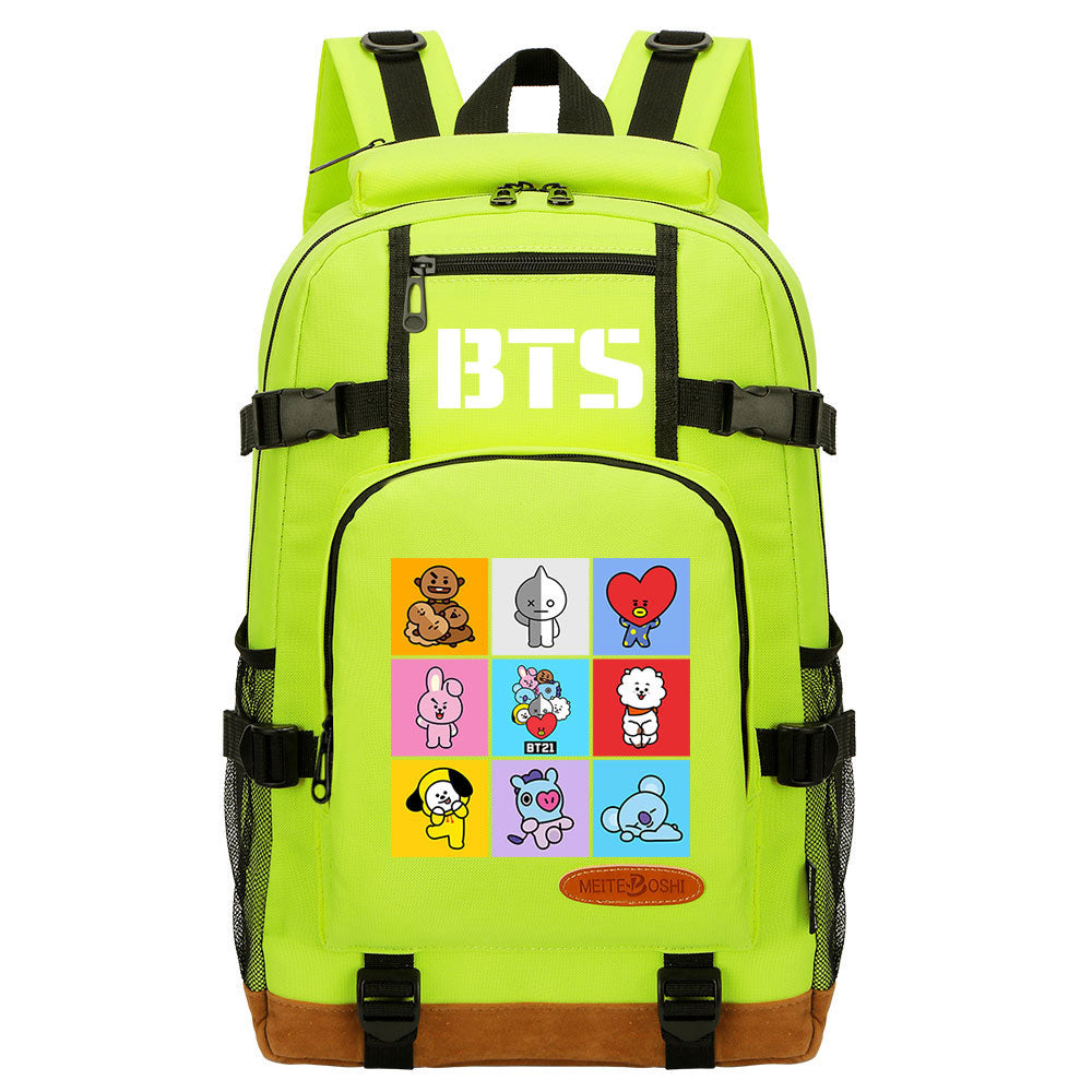 Kpop BTS Waterproof Backpack School Notebook Travel Bag