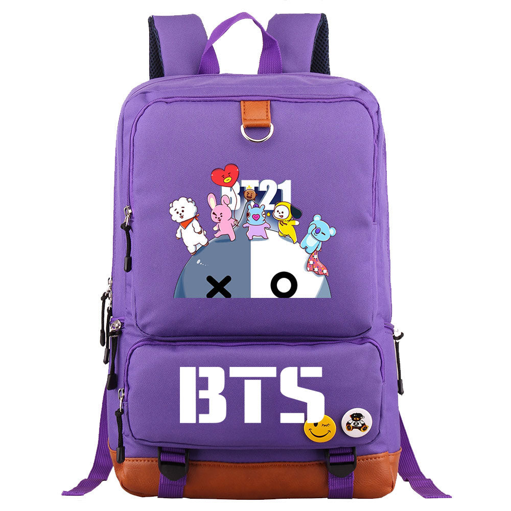 BTS VAN Proof Backpack NoteBook Laptop School Bag