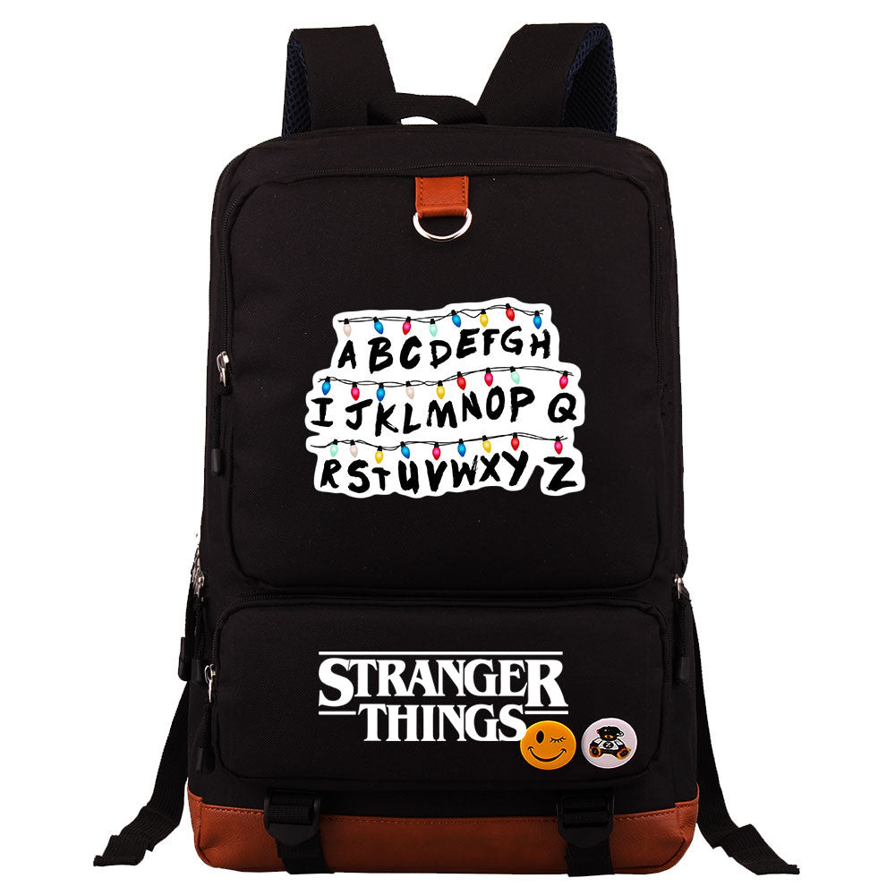 Strangers Things Proof Backpack NoteBook Laptop School Bag
