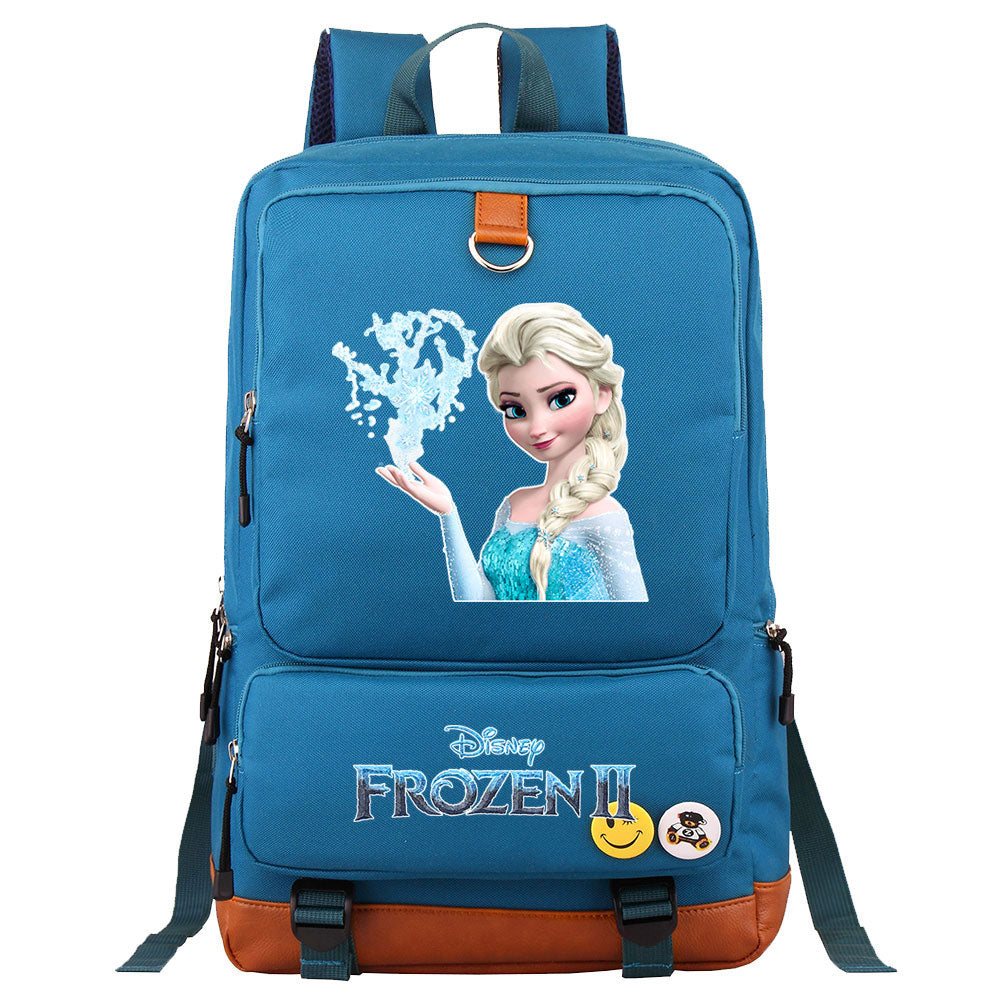 Frozen Elsa Anna Proof Backpack NoteBook Laptop School Bag