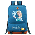 Frozen Elsa Anna Proof Backpack NoteBook Laptop School Bag