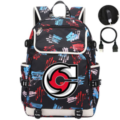 Cincinnati Cyclones Hockey League Backpack School Notebook Travel Bag