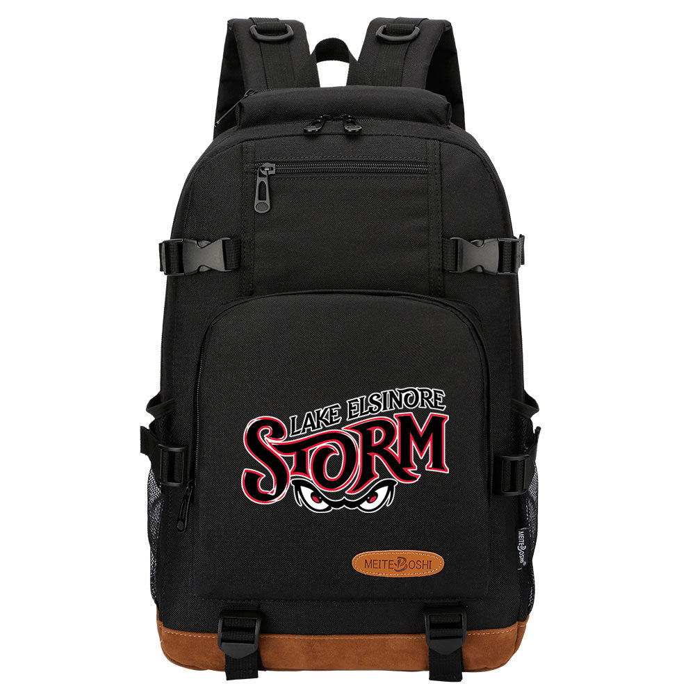 Lake Elsinore Storm Waterproof Backpack School Notebook Travel Bag