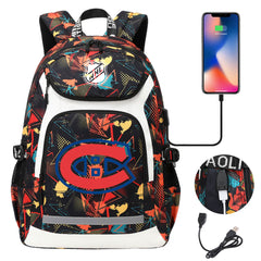 Montreal Canadiens Hockey League Backpack School Notebook Travel Bags With USB