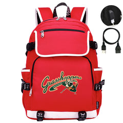 Greensboro Grasshoppers Backpack School Notebook Travel Bags