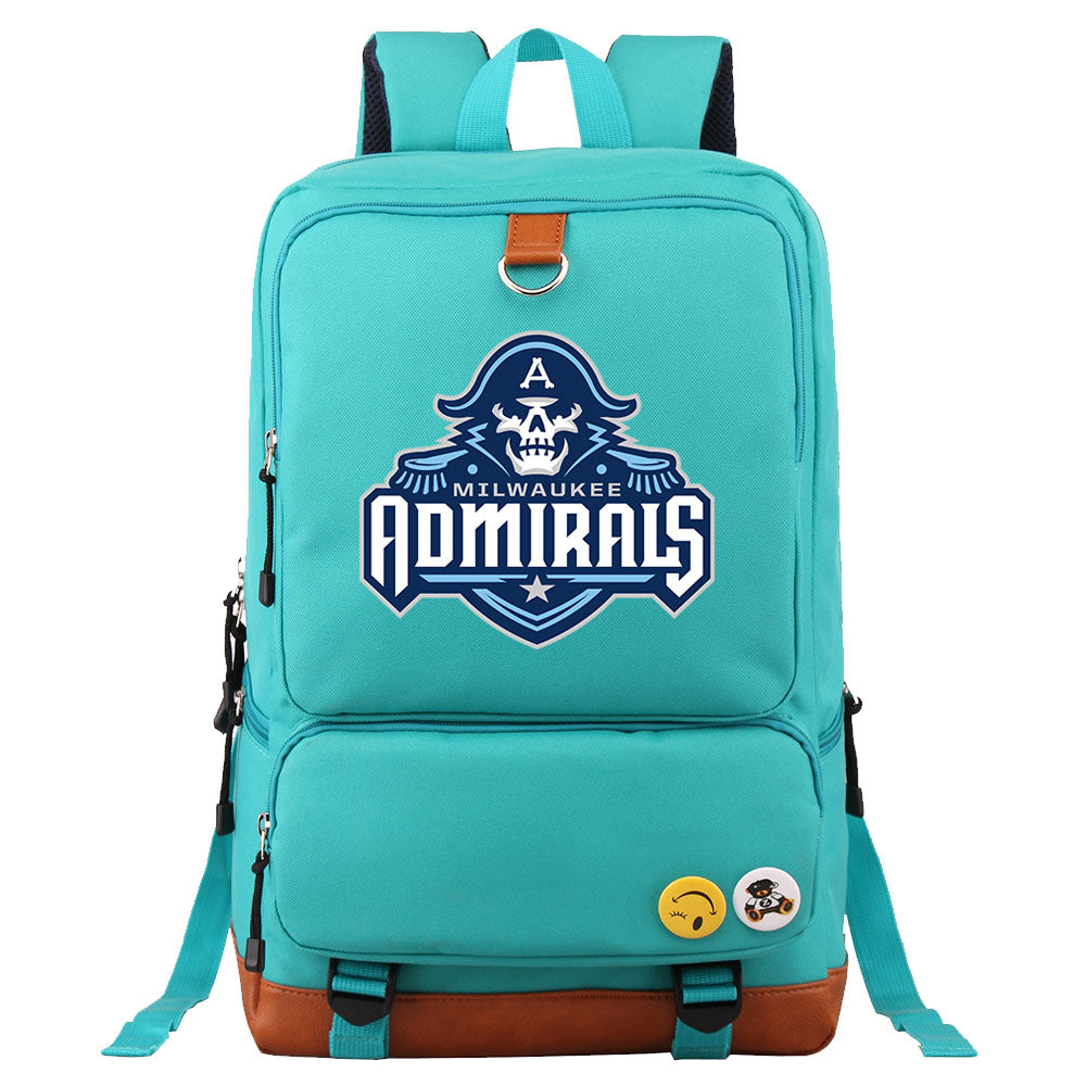 Milwaukee Admirals AHL Proof Backpack NoteBook Laptop School Bag