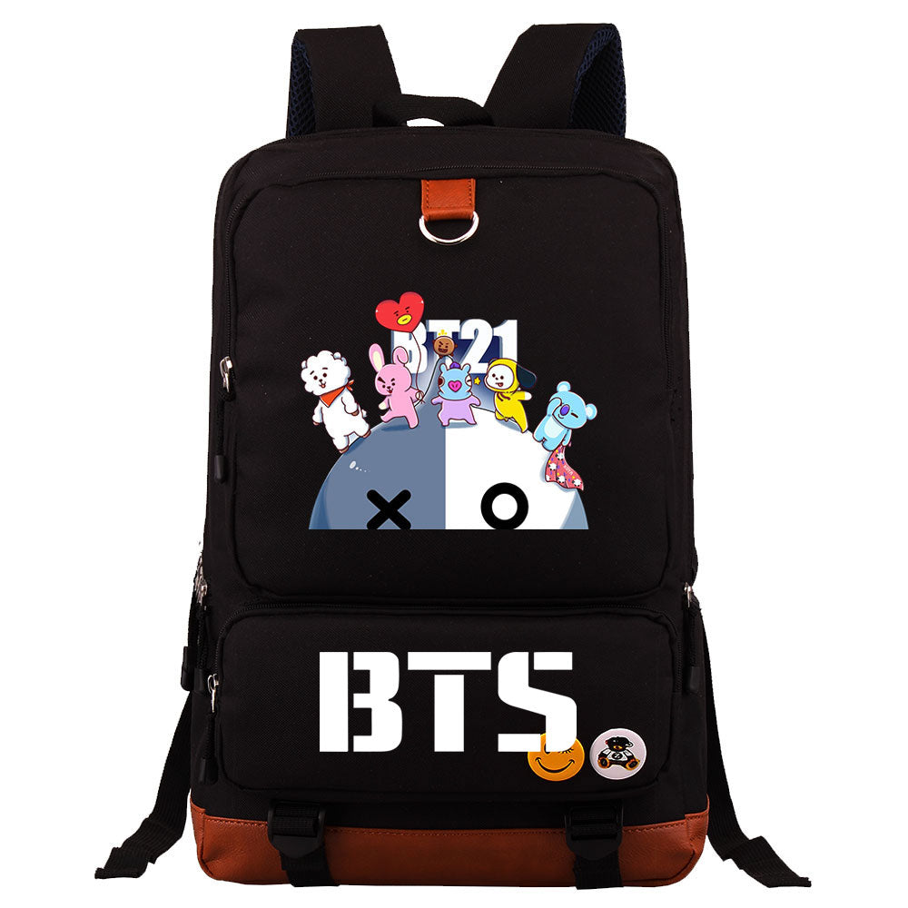 BTS VAN Proof Backpack NoteBook Laptop School Bag