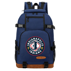 Indianapolis Indians Waterproof Backpack School Notebook Travel Bag