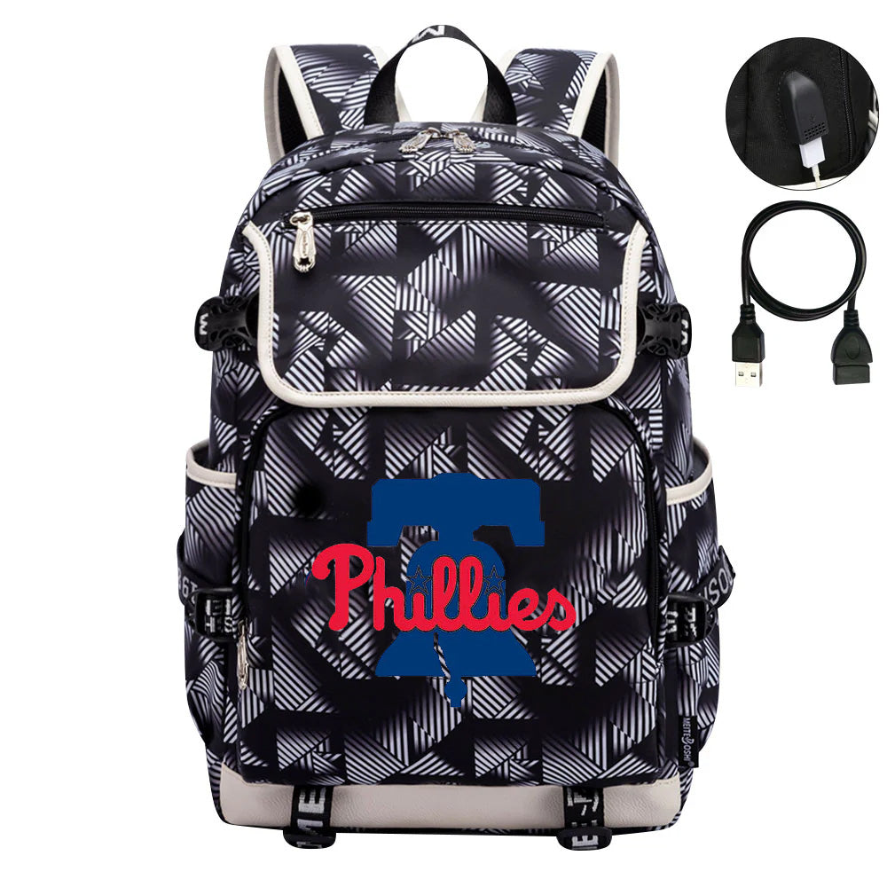 Philadelphia Phillies Backpack School Notebook Travel Bags