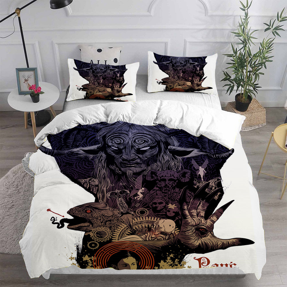 El Laberinto Del Fauno Cosplay Bedding Set Duvet Cover Pillowcases Halloween Home Decor