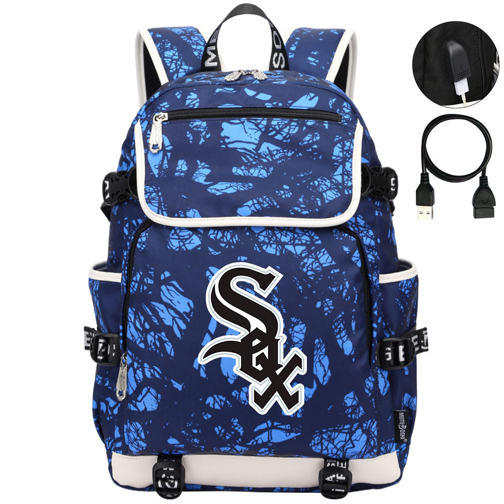 Chicago White Sox Backpack School Notebook Travel Bags