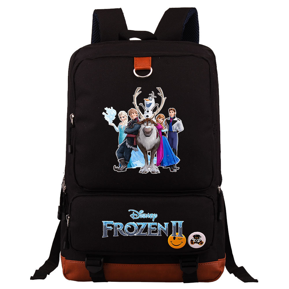 Frozen Elsa Anna Proof Backpack NoteBook Laptop School Bag