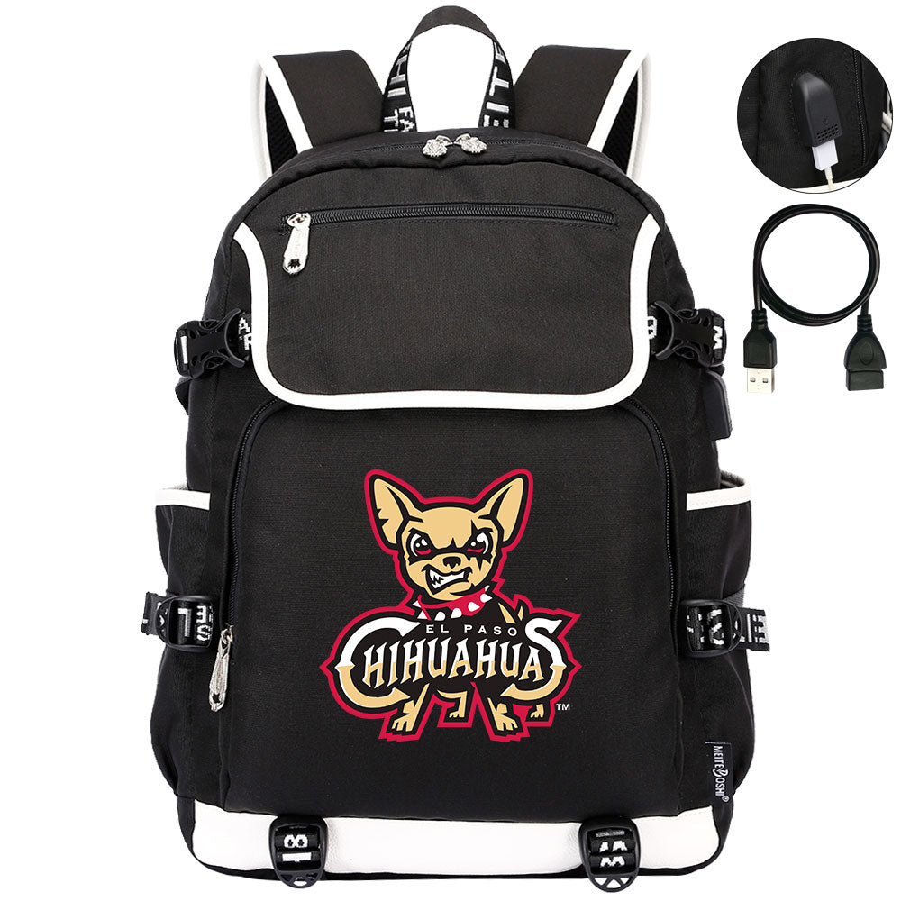 El Paso Chihuahuas Backpack School Notebook Travel Bags