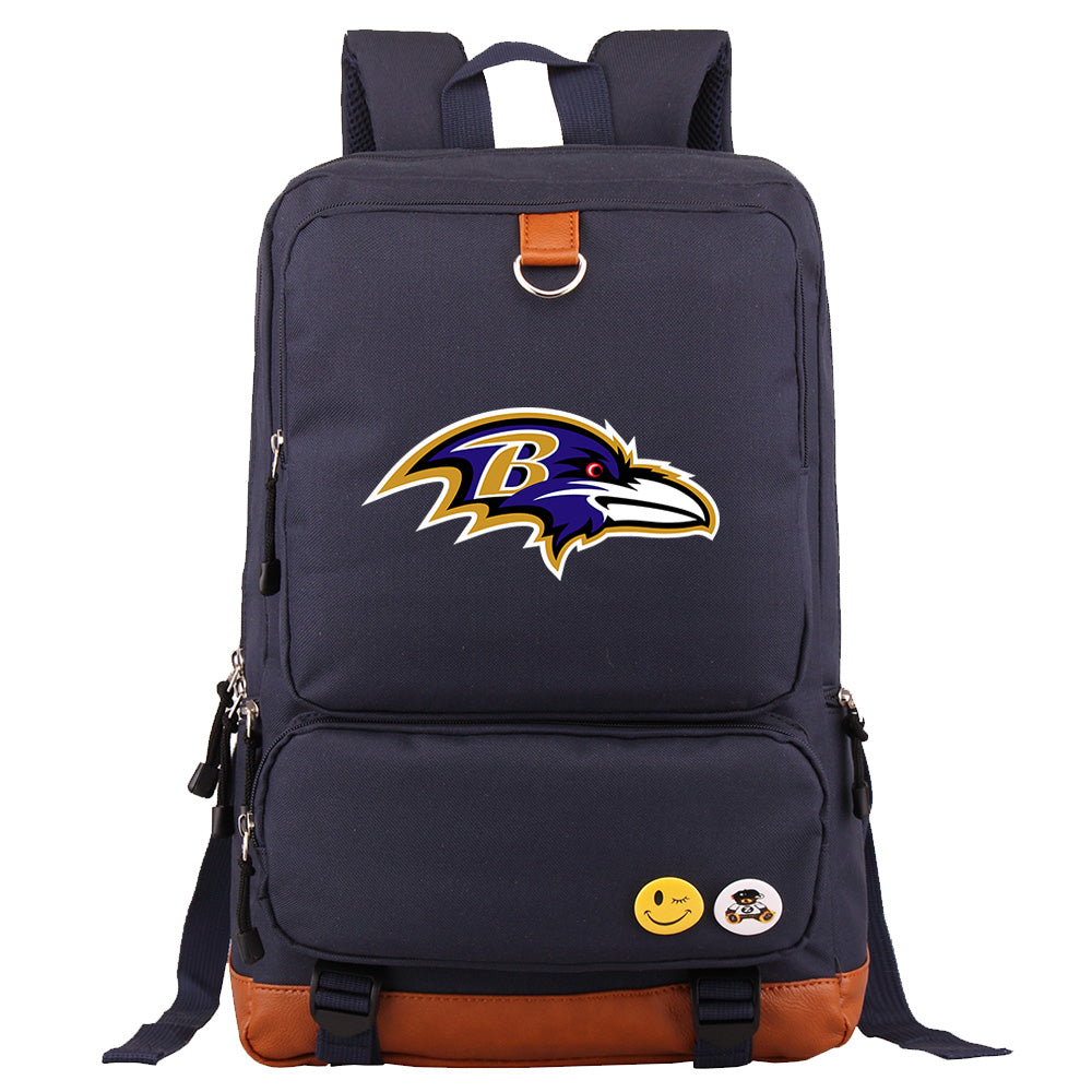 Baltimore Ravens Football Team Rugby Proof Backpack NoteBook Laptop School Bag