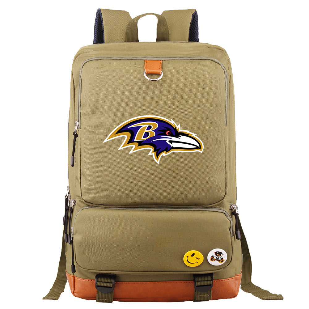 Baltimore Ravens Football Team Rugby Proof Backpack NoteBook Laptop School Bag