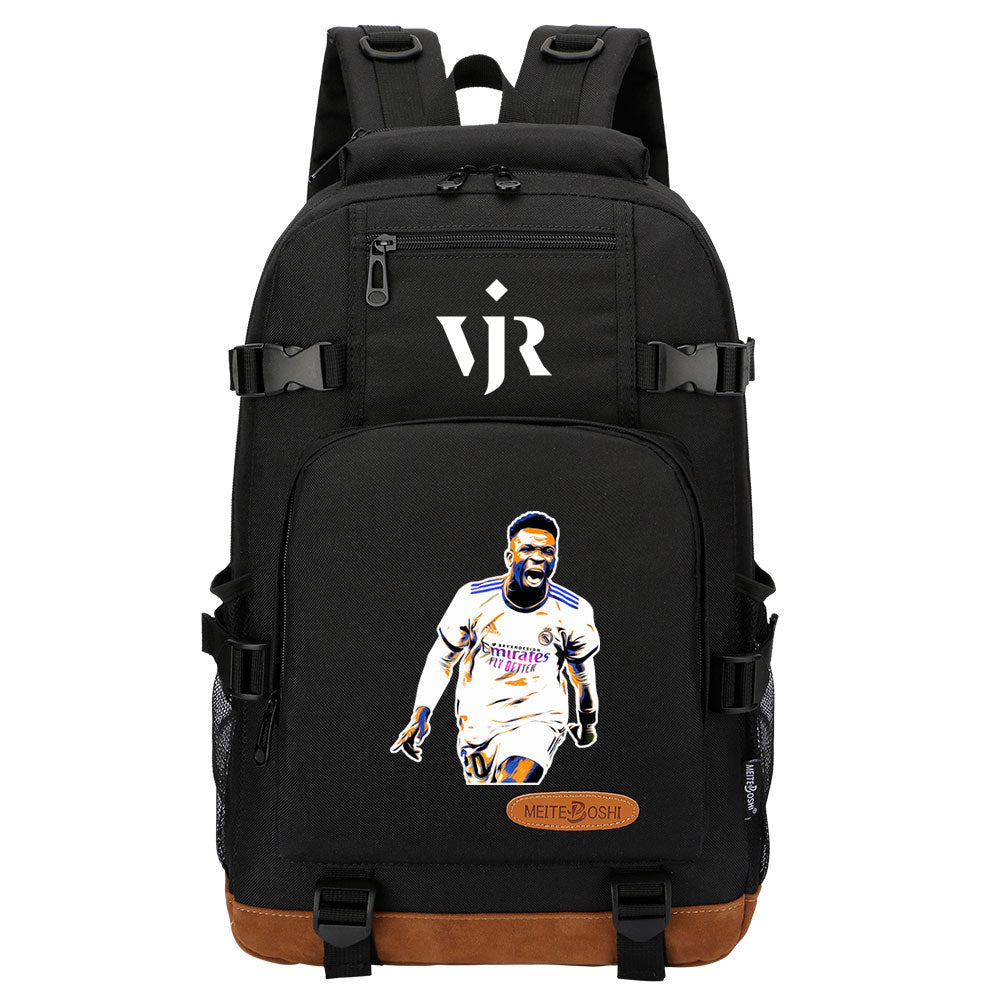 Vinicius Junior FC Waterproof Backpack School Notebook Travel Bag