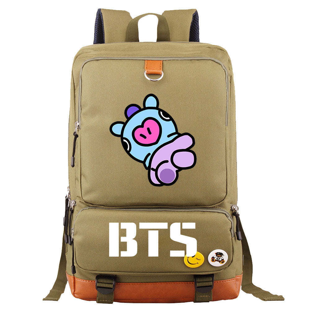 BTS Mang Proof Backpack NoteBook Laptop School Bag
