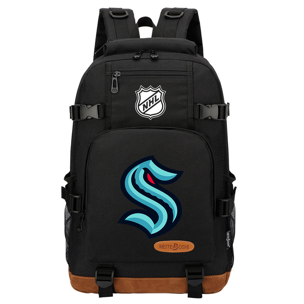 Seattle Kraken Hockey League  Waterproof Backpack School Notebook Travel Bag