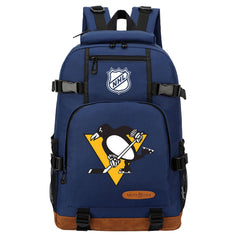 Pittsburgh Penguins Hockey League  Waterproof Backpack School Notebook Travel Bag