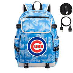 Chicago Cubs Backpack School Notebook Travel Bags