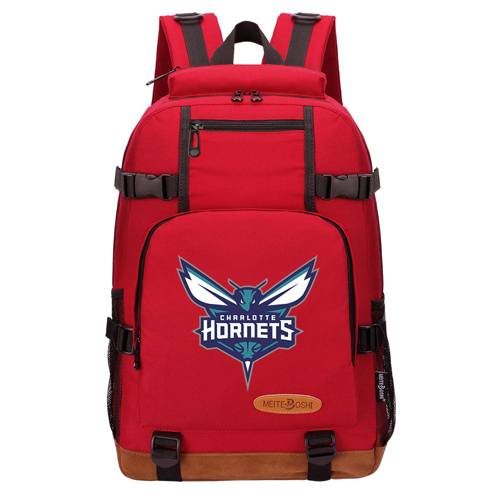 Charlotte Hornets Waterproof Backpack School Notebook Travel Bag