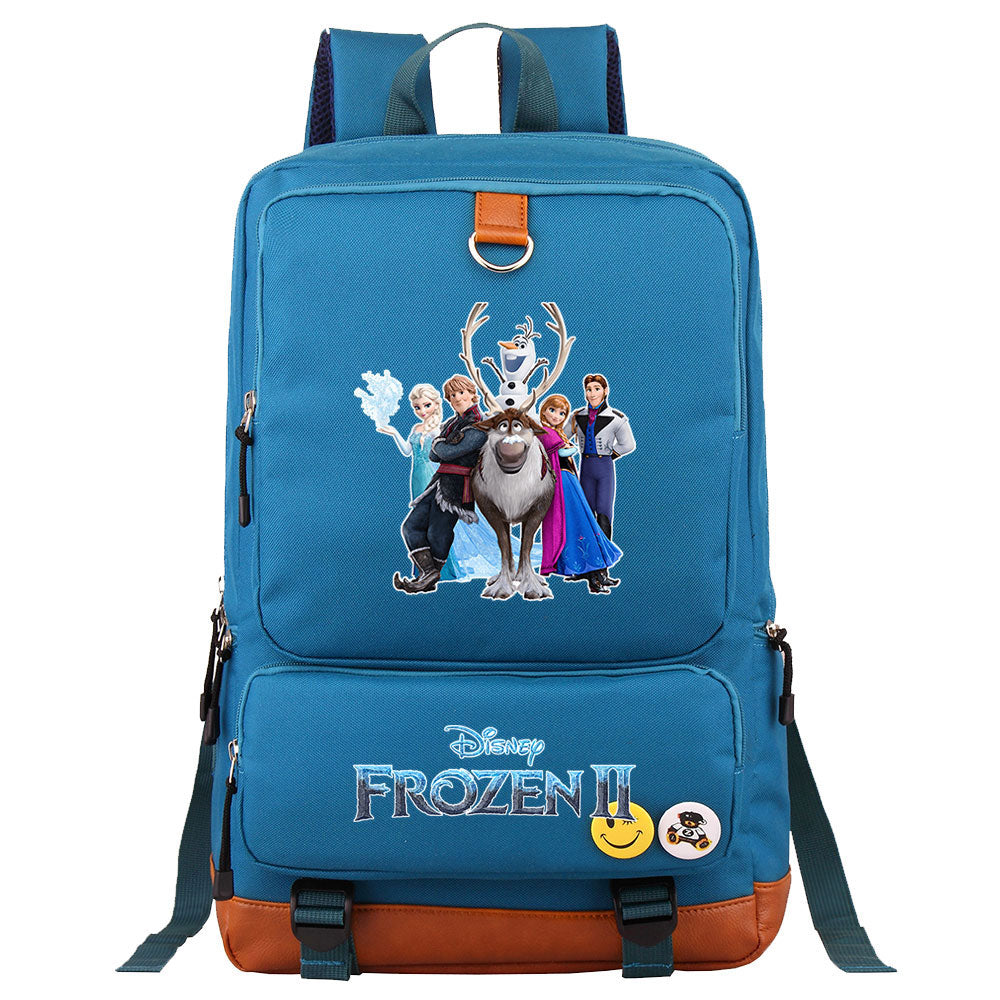 Frozen Elsa Anna Proof Backpack NoteBook Laptop School Bag