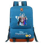 Frozen Elsa Anna Proof Backpack NoteBook Laptop School Bag