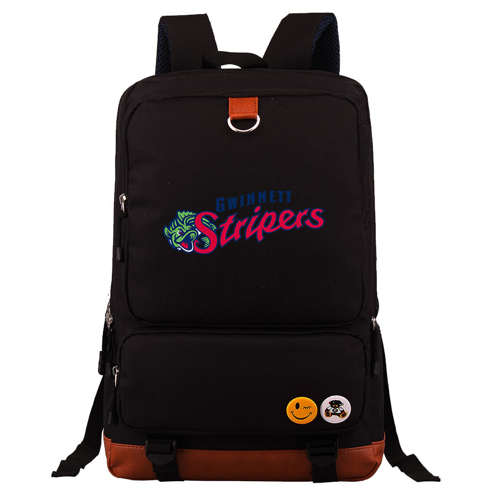 Gwinnett Stripers Water Proof Backpack NoteBook Laptop School Bag