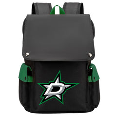 Dallas Stars Hockey Team School Backpack Oxford Laptop Bag