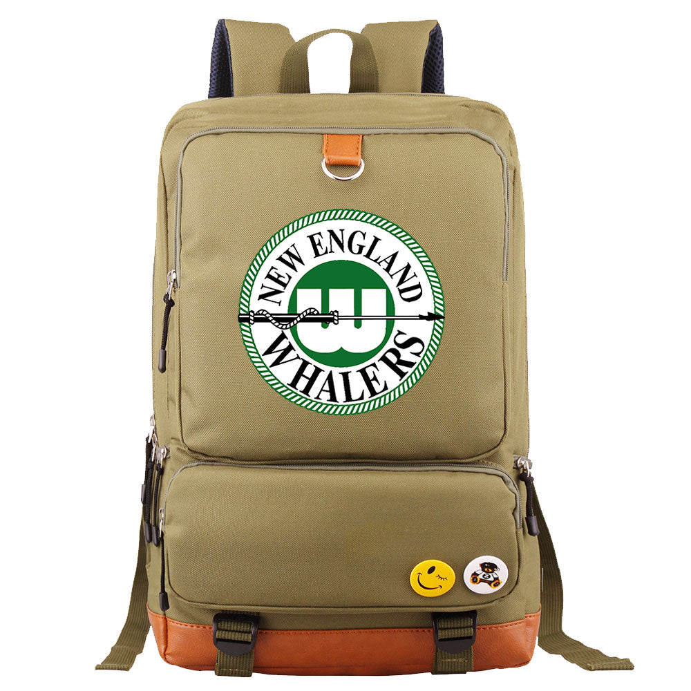 New England Whalers Proof Backpack NoteBook Laptop School Bag