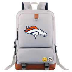Denver Broncos Football Team Rugby Proof Backpack NoteBook Laptop School Bag