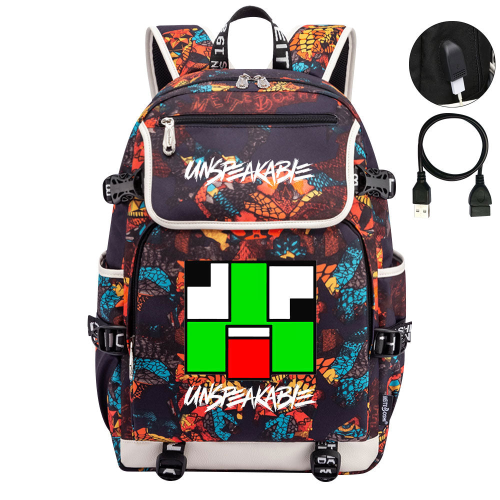 Game Unspeakable Backpack School Notebook Travel Bags